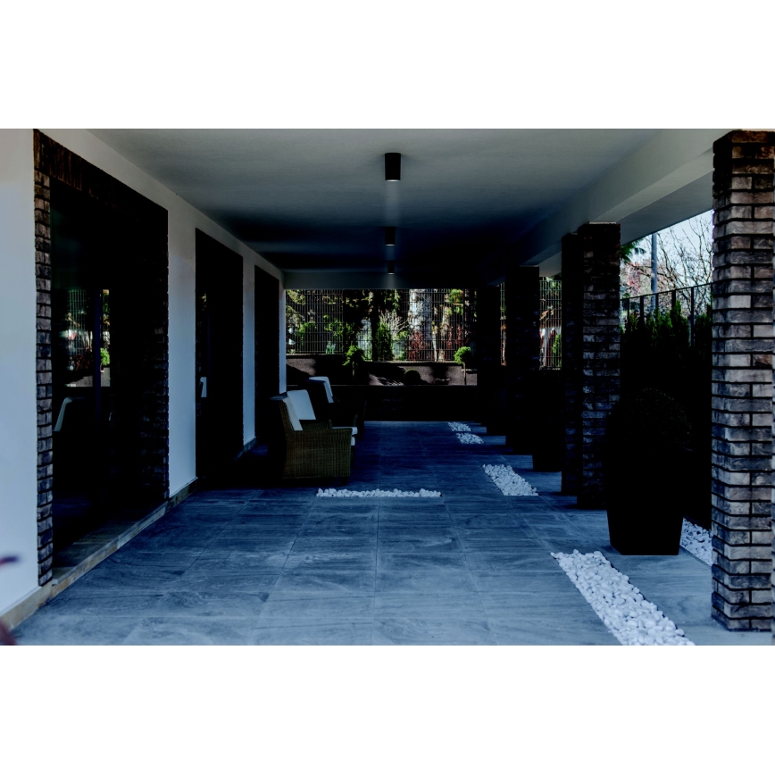 Zambelis E309 - Spotlight för utomhusbruk 1xGU10/7W/230V IP54 svart