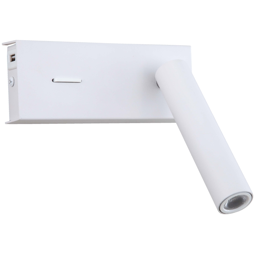 Zambelis H74 - LED väggbelysning LED/3W/230V USB vit