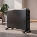 ZEVENTI - Elektrisk direktvärmare/konvektor 800/1200/2000 W/230 V svart