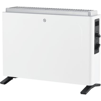 ZEVENTI - Elektrisk direktvärmare/konvektor 800/1200/2000W/230V vit