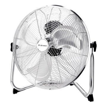 ZEVENTI - Golvfläkt FLOW 60W/230V 44,5 cm blank krom