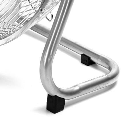 ZEVENTI - Golvfläkt FLOW 60W/230V 44,5 cm blank krom