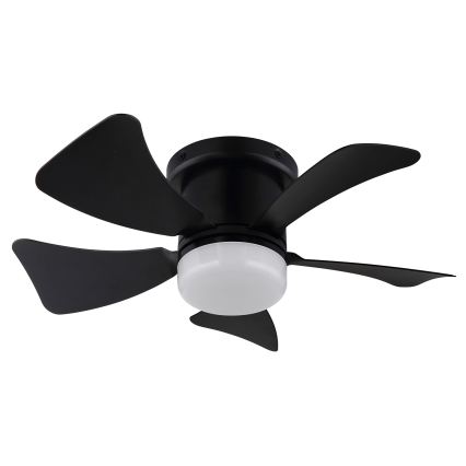 ZEVENTI - LED Dimbart takfläkt MUNDAKA LED/10W/230V 3000-6500K svart + fjärrkontroll