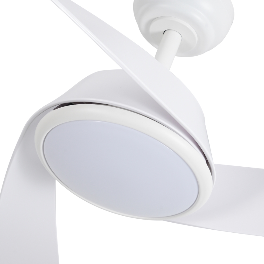 ZEVENTI - LED dimmerbar takfläkt AERYS LED/24W/230V 3000/4000/6000K Wi-Fi Tuya vit + fjärrkontroll