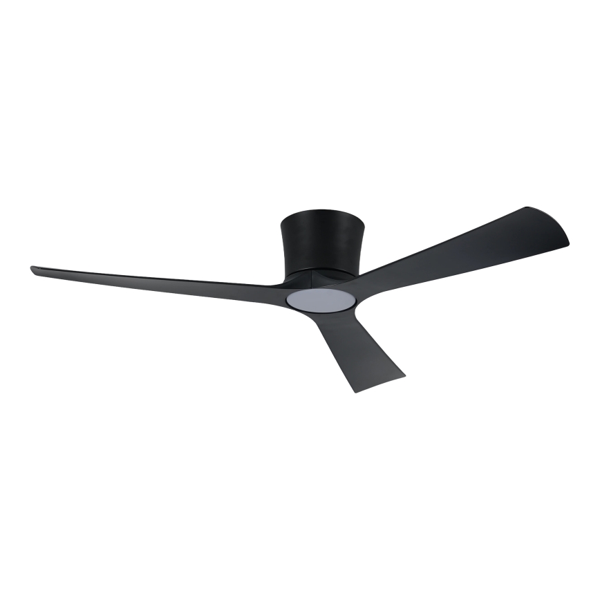 ZEVENTI - dimbar LED-takfläkt AUREX LED/24W/230V 3000/4000/6000K Wi-Fi Tuya svart + fjärrkontroll