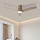 ZEVENTI - LED takfläkt BARROSA LED/18W/230V 3000/4000/6000K Wi-Fi Tuya beige + fjärrkontroll