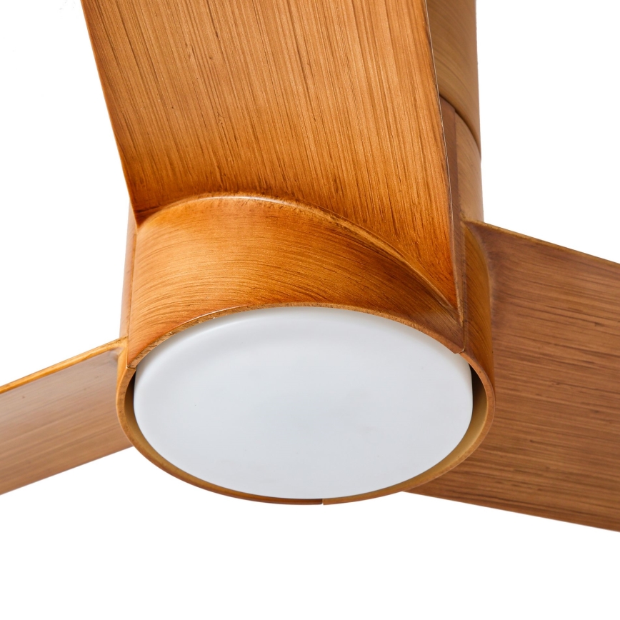 ZEVENTI - LED-takfläkt BARROSA LED/18W/230V 3000/4000/6000K Wi-Fi Tuya brun + fjärrkontroll