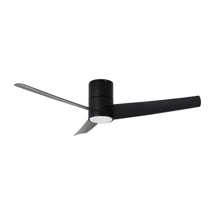 ZEVENTI - LED-takfläkt BARROSA LED/18W/230V 3000/4000/6000K Wi-Fi Tuya svart + fjärrkontroll