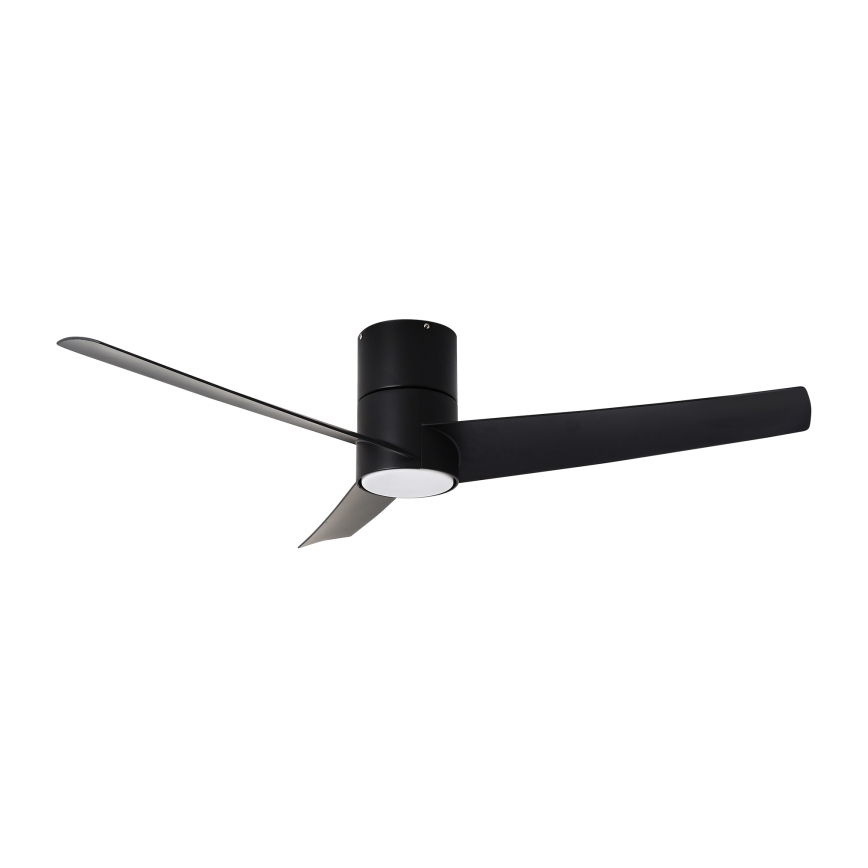 ZEVENTI - LED-takfläkt BARROSA LED/18W/230V 3000/4000/6000K Wi-Fi Tuya svart + fjärrkontroll