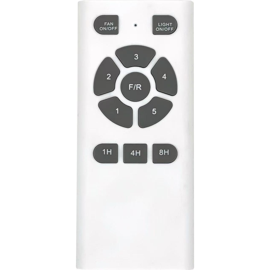 ZEVENTI - LED takfläkt BARROSA LED/18W/230V 3000/4000/6000K Wi-Fi Tuya mattkrom + fjärrkontroll