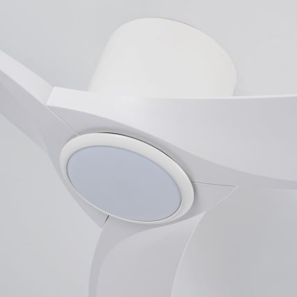 ZEVENTI - LED-dimmbar takfläkt ORBITO LED/24W/230V 3000/4000/6000K Wi-Fi Tuya vit + fjärrkontroll