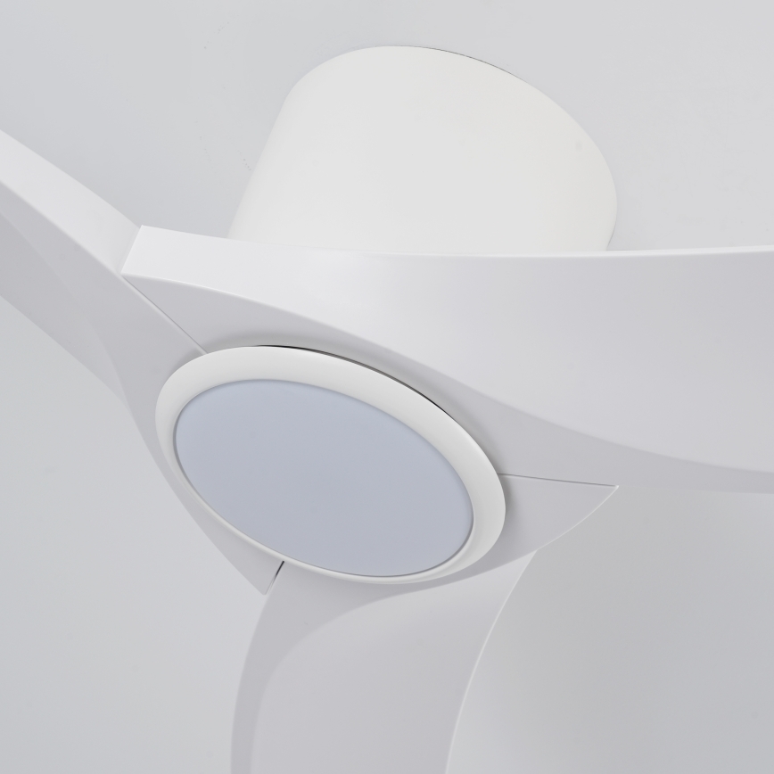 ZEVENTI - LED-dimmbar takfläkt ORBITO LED/24W/230V 3000/4000/6000K Wi-Fi Tuya vit + fjärrkontroll