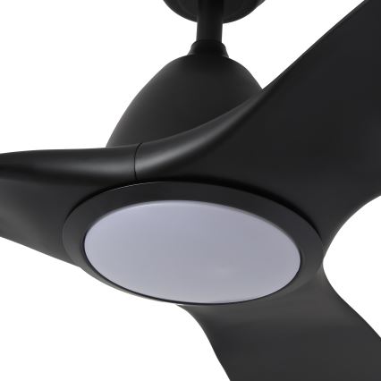 ZEVENTI - LED takfläkt URBINO LED/20W/230V 3000/4000/6000K Wi-Fi Tuya svart + fjärrkontroll
