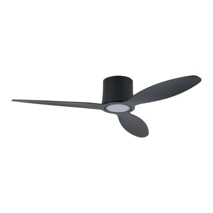 ZEVENTI - Dimbar LED-takfläkt VENTORA LED/24W/230V 3000/4000/6000K Wi-Fi Tuya svart + fjärrkontroll