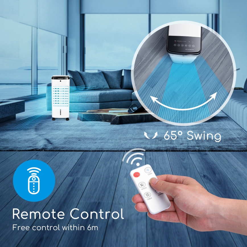 ZEVENTI - Luftkylare ARCTIC 60W/230V svart/vit