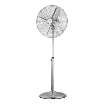 ZEVENTI - Stativfläkt FLOW 50W/230V 125 cm blank krom