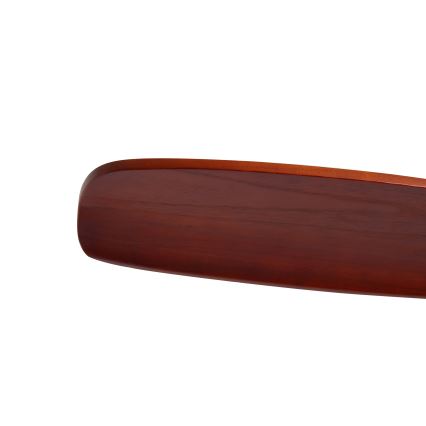 ZEVENTI - Takfläkt CUENCA Wi-Fi Tuya svart/ek + fjärrkontroll