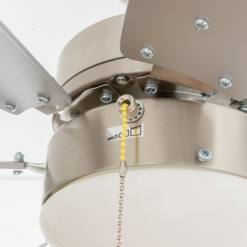 ZEVENTI - Takfläkt FAMARA 1xE14/60W/230V grå