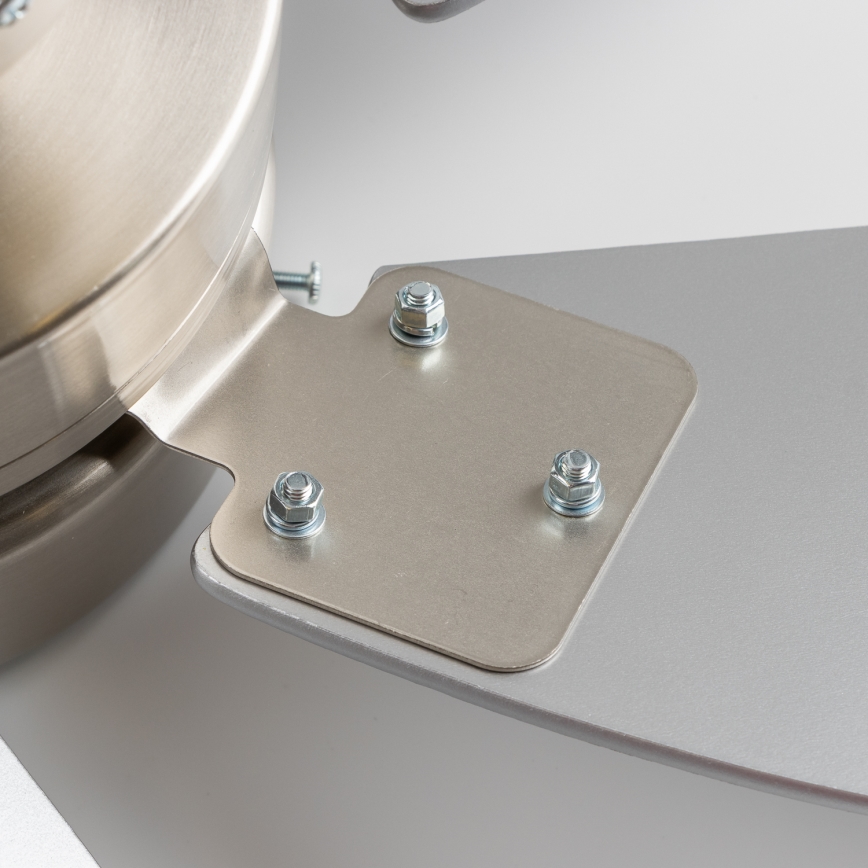 ZEVENTI - Takfläkt FAMARA 1xE14/60W/230V grå