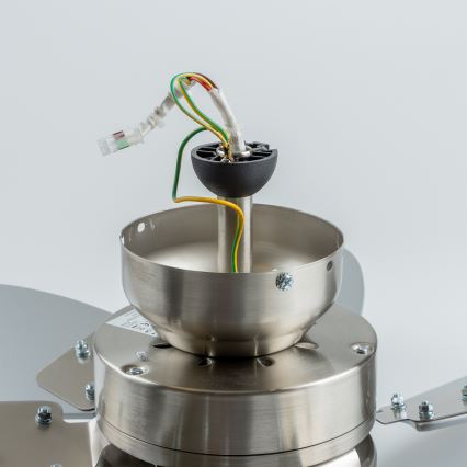 ZEVENTI - Takfläkt FAMARA 1xE14/60W/230V grå