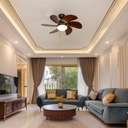 ZEVENTI - Takfläkt FAMARA 1xE14/60W/230V