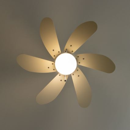 ZEVENTI - Takfläkt FAMARA 1xE14/60W/230V vit