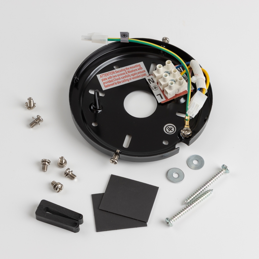 ZEVENTI - Takfläkt FAMARA 1xE14/60W/230V vit