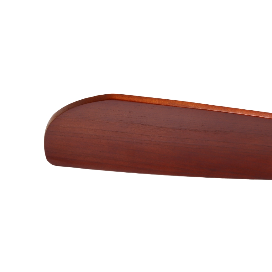 ZEVENTI - Takfläkt LIONI Wi-Fi Tuya matt krom/ek + fjärrkontroll