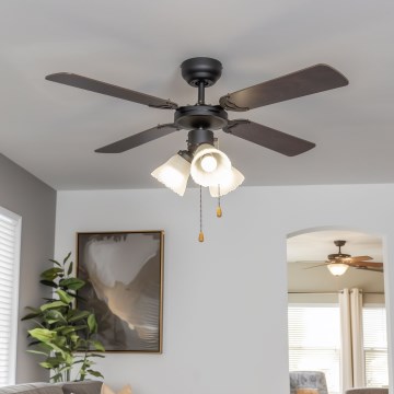 ZEVENTI - Takfläkt ZURRIOLA 3xE27/60W/230V