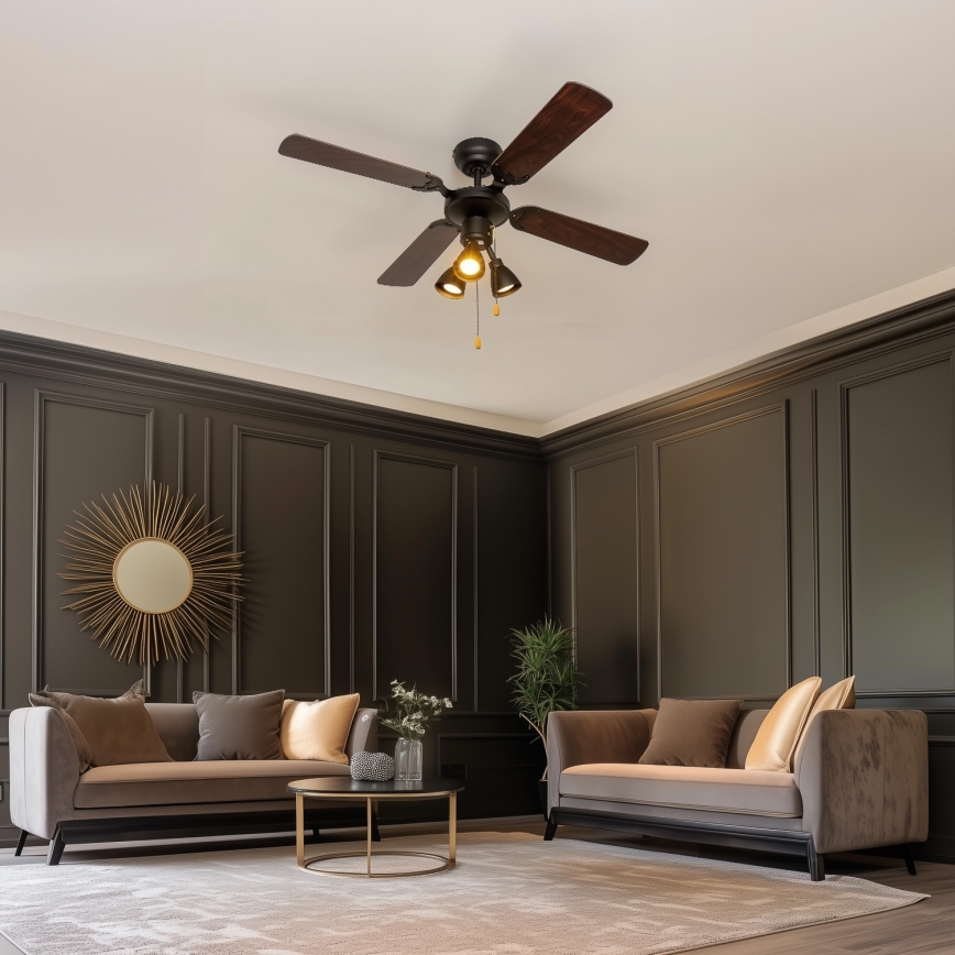 ZEVENTI - Takfläkt ZURRIOLA 3xGU10/50W/230V