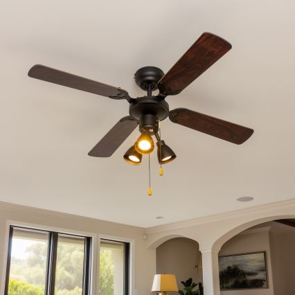 ZEVENTI - Takfläkt ZURRIOLA 3xGU10/50W/230V