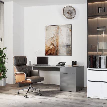 ZEVENTI - Väggfläkt FREEZE 50W/230V diameter 40 cm matt krom + fjärrkontroll