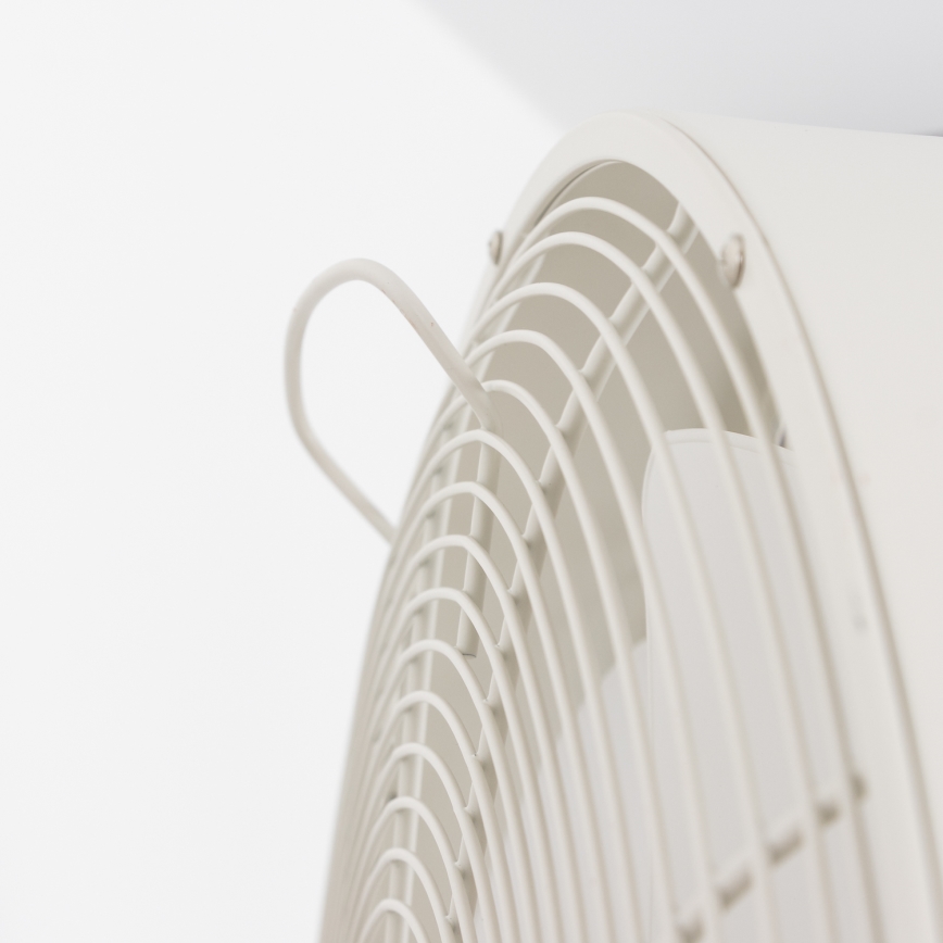 ZEVENTI - Väggfläkt FREEZE 50W/230V Ø 45 cm vit + fjärrkontroll