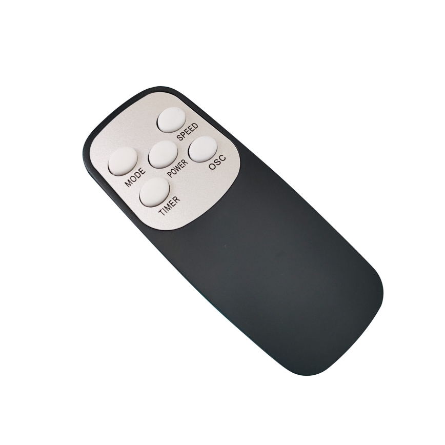 ZEVENTI - Väggfläkt FANNY 50W/230V Ø 45 cm mattkrom + fjärrkontroll