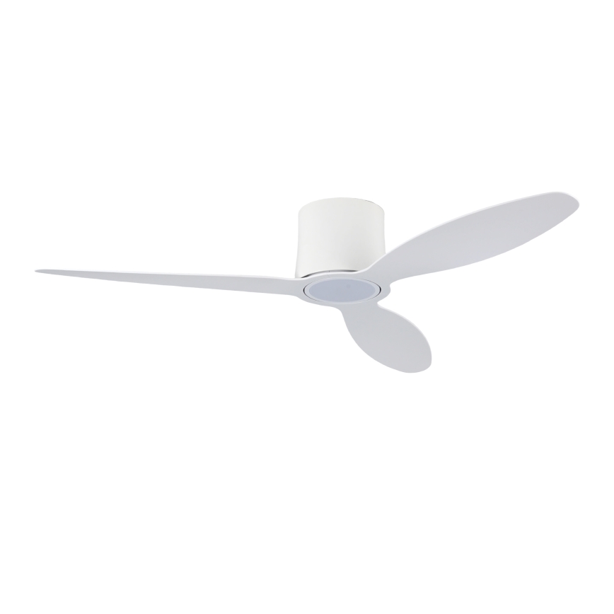 ZEVENTI - LED dimmbar takfläkt VENTORA LED/24W/230V 3000/4000/6000K Wi-Fi Tuya vit + fjärrkontroll