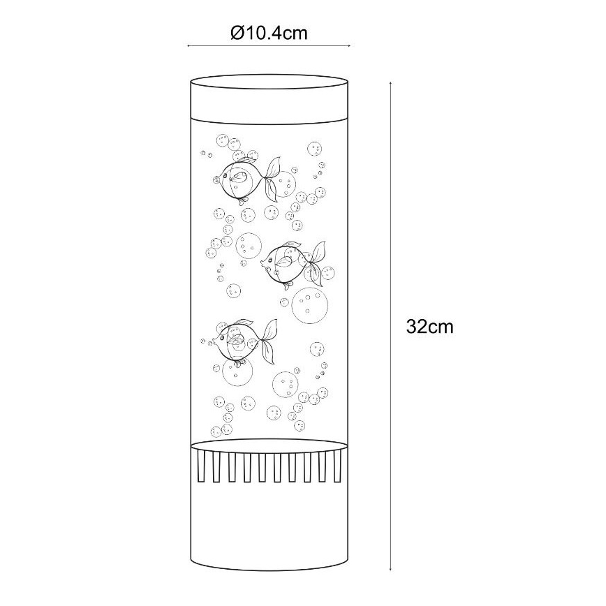 Zuma Line - LED RGB Bordslampa LED/3,6W/5V