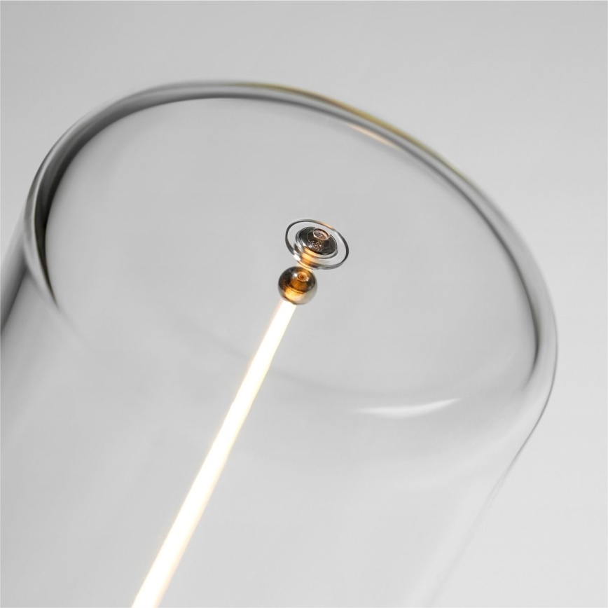 Zuma Line - LED Dimbart uppladdningsbart skrivbordslampa LED/0,5W/230V svart IP54
