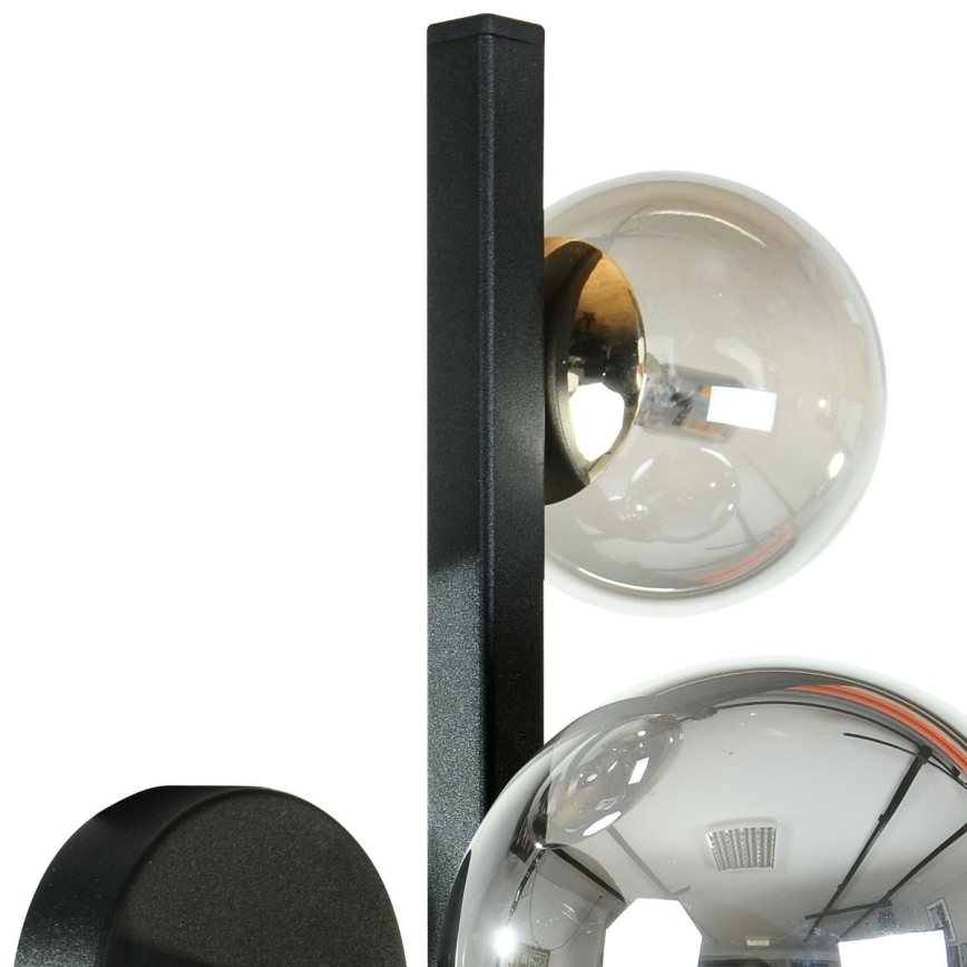 Zuma Line - Vägglampa 3xG9/8W/230V svart/rökfärgad