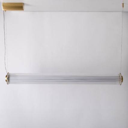 Zuma Line - Dimmbar LED-pendel med kabel LED/39W/230V 2700-6500K guld + fjärrkontroll