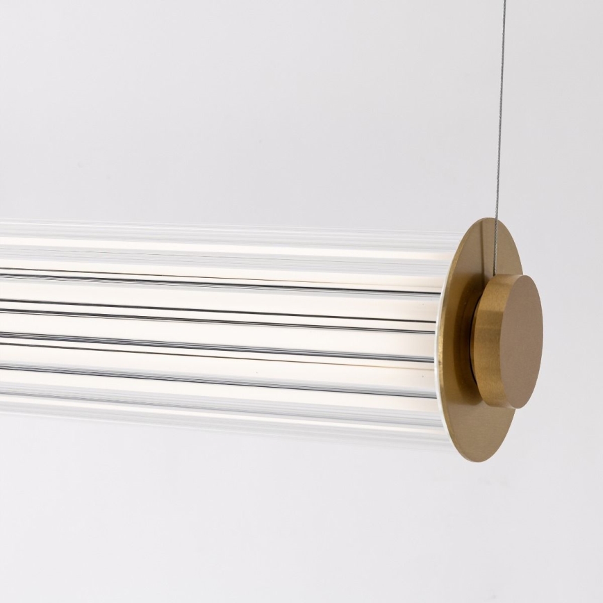 Zuma Line - Dimmbar LED-pendel med kabel LED/39W/230V 2700-6500K guld + fjärrkontroll