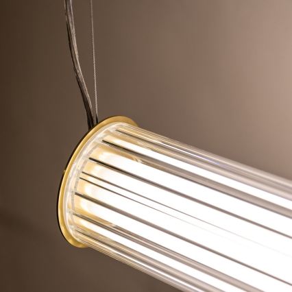 Zuma Line - Dimmbar LED-pendel med kabel LED/39W/230V 2700-6500K guld + fjärrkontroll