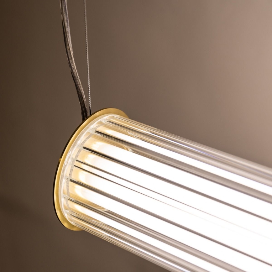 Zuma Line - Dimmbar LED-pendel med kabel LED/39W/230V 2700-6500K guld + fjärrkontroll