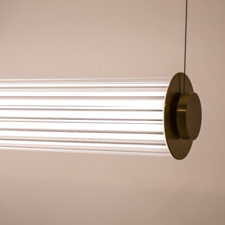 Zuma Line - Dimmbar LED-pendel med kabel LED/39W/230V 2700-6500K guld + fjärrkontroll