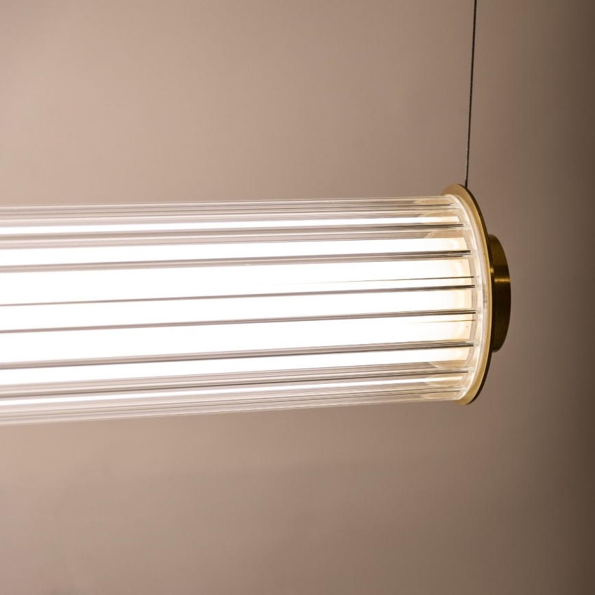Zuma Line - Dimmbar LED-pendel med kabel LED/39W/230V 2700-6500K guld + fjärrkontroll