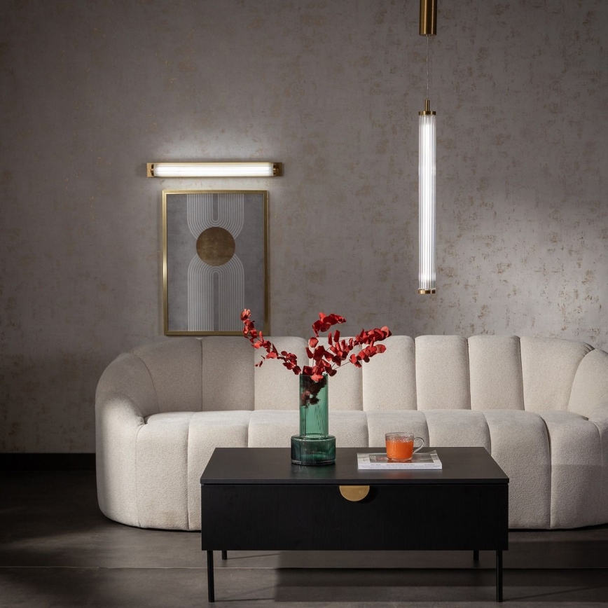 Zuma Line - LED dimbar pendellampa på vajer LED/26W/230V 2700-6500K guld + fjärrkontroll