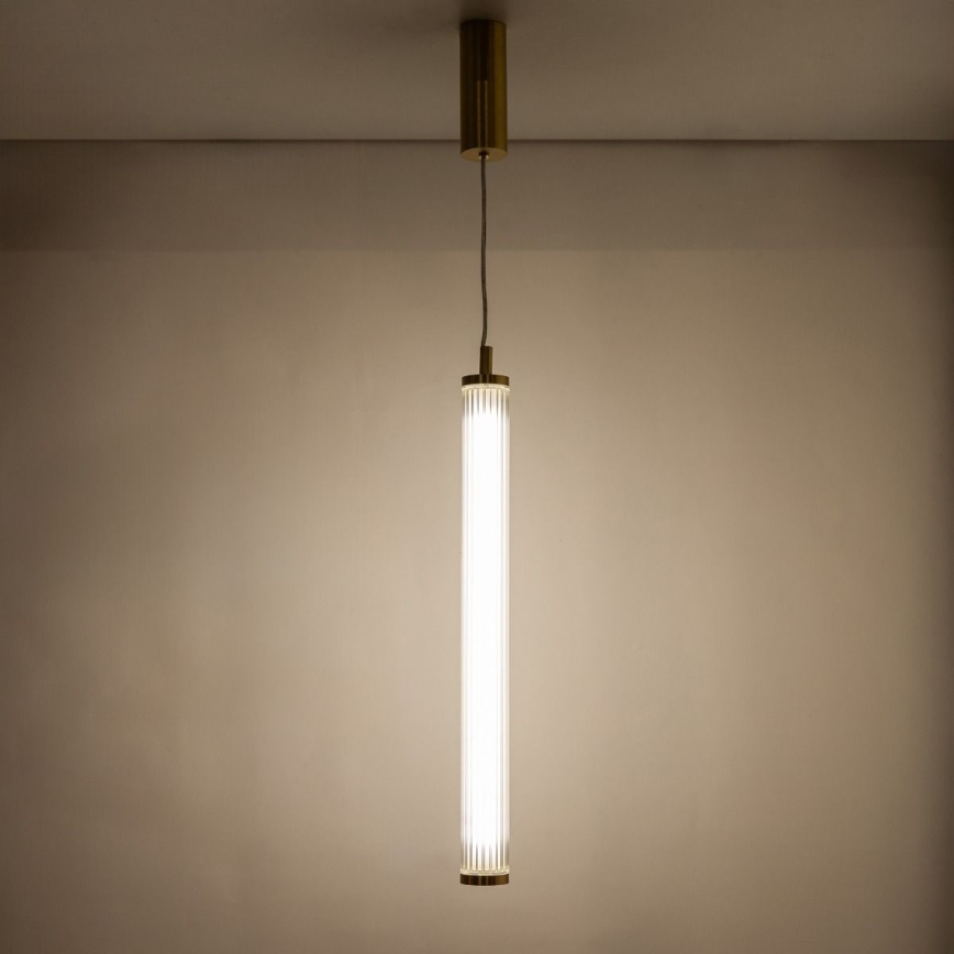 Zuma Line - LED dimbar pendellampa på vajer LED/26W/230V 2700-6500K guld + fjärrkontroll