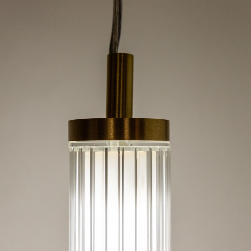 Zuma Line - LED dimbar pendellampa på vajer LED/26W/230V 2700-6500K guld + fjärrkontroll