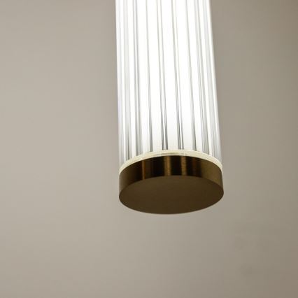 Zuma Line - LED dimbar pendellampa på vajer LED/26W/230V 2700-6500K guld + fjärrkontroll