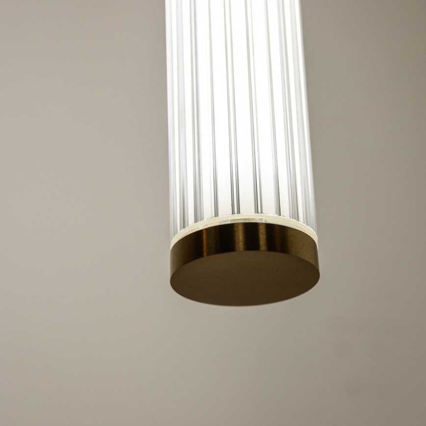 Zuma Line - LED dimbar pendellampa på vajer LED/26W/230V 2700-6500K guld + fjärrkontroll