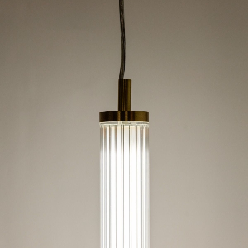 Zuma Line - LED dimbar pendellampa på vajer LED/26W/230V 2700-6500K guld + fjärrkontroll